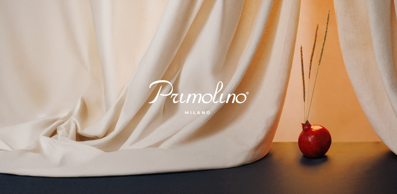 Primolino brand ecosystem overview showing editorial product styling and refined visual direction.