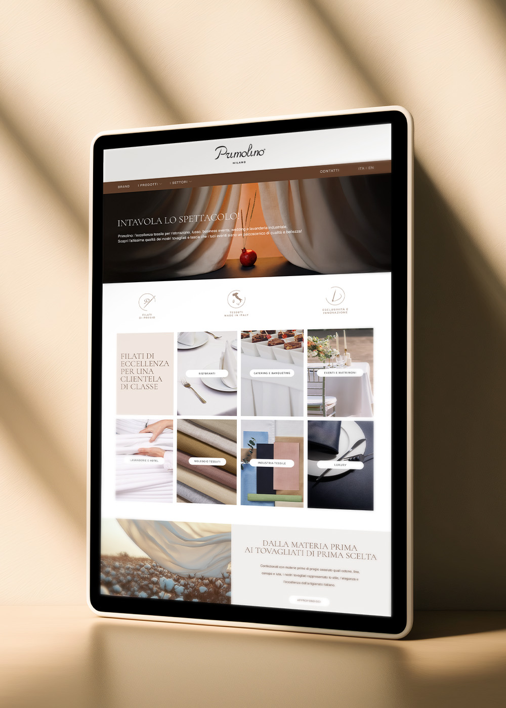 Website overview showing homepage structure and visual hierarchy.