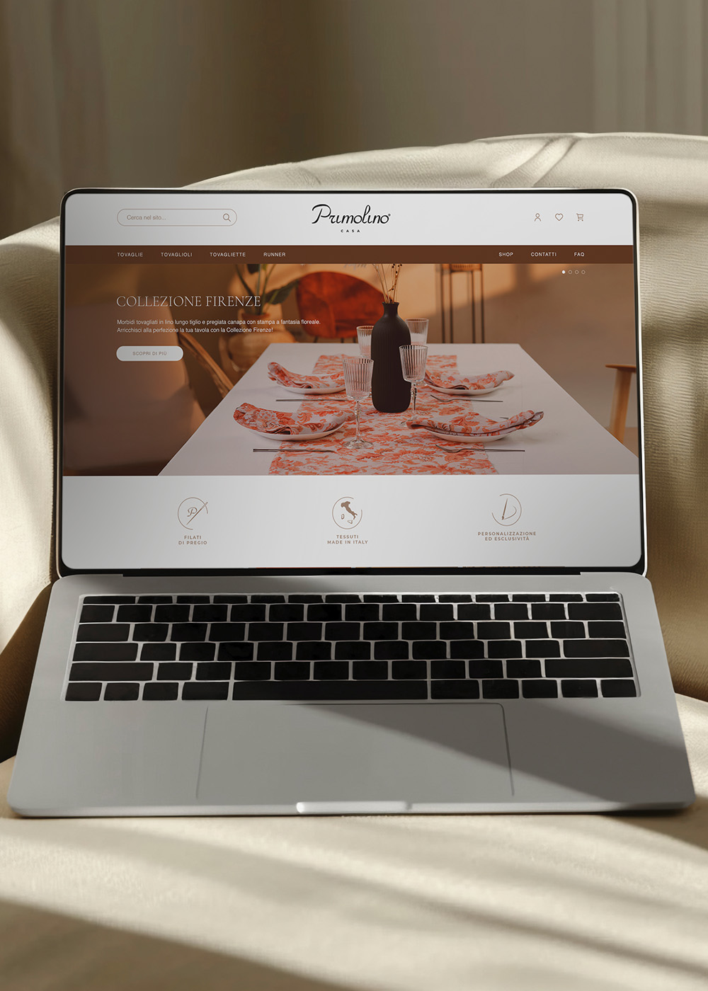 Website editorial layout and content modules.