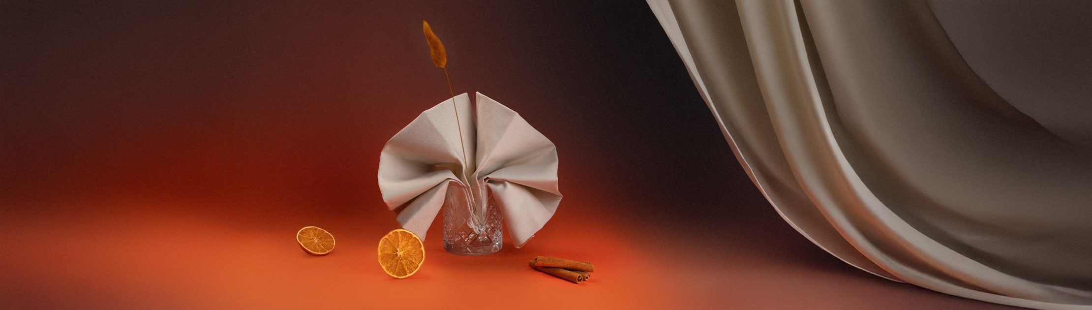 Primolino art direction wide set showcasing product styling and brand atmosphere.