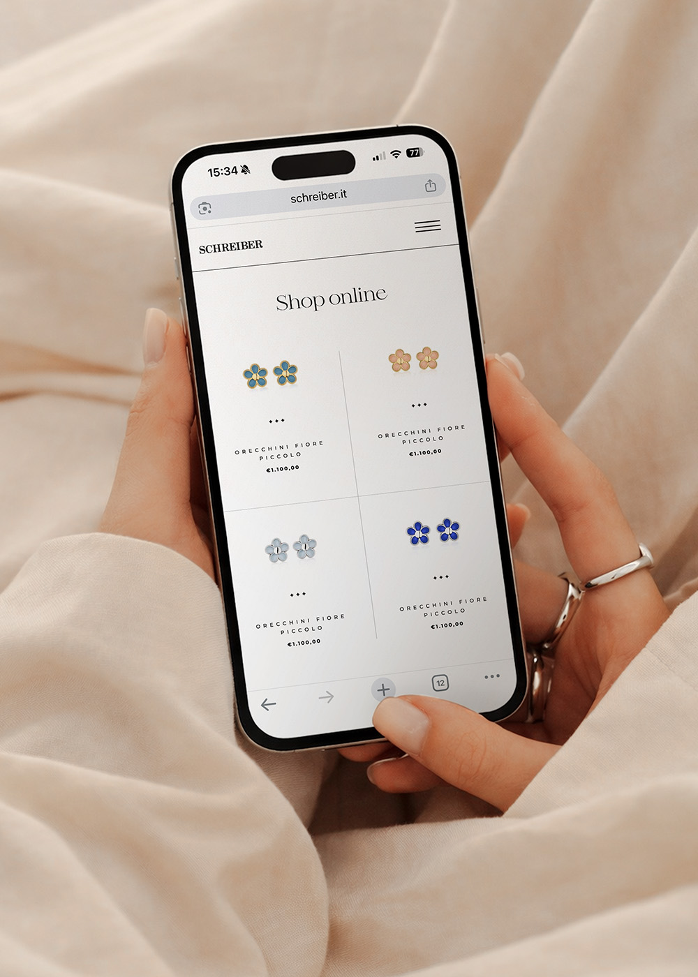 UI detail: content modules and grids designed to present heritage, products and news with clarity.